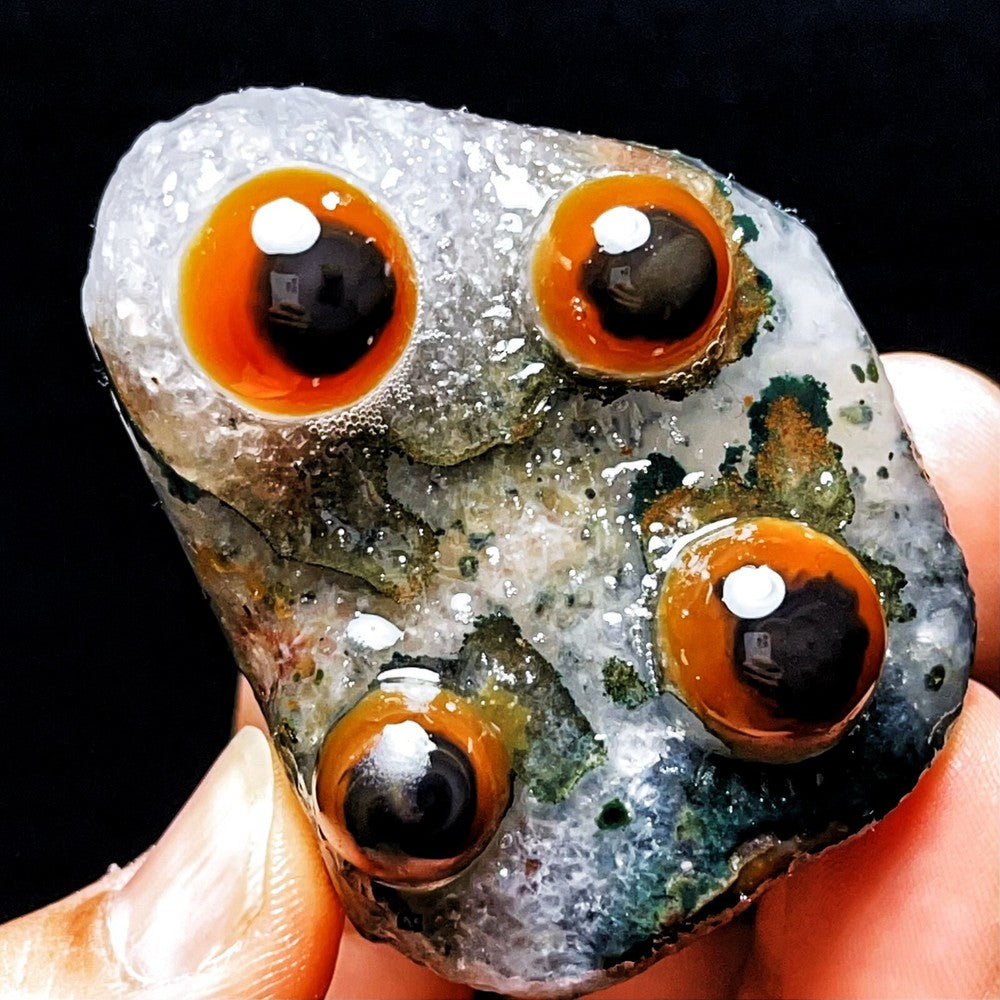 Natural Gobi Agate Eyes Agate Crystal Stone Madagascar