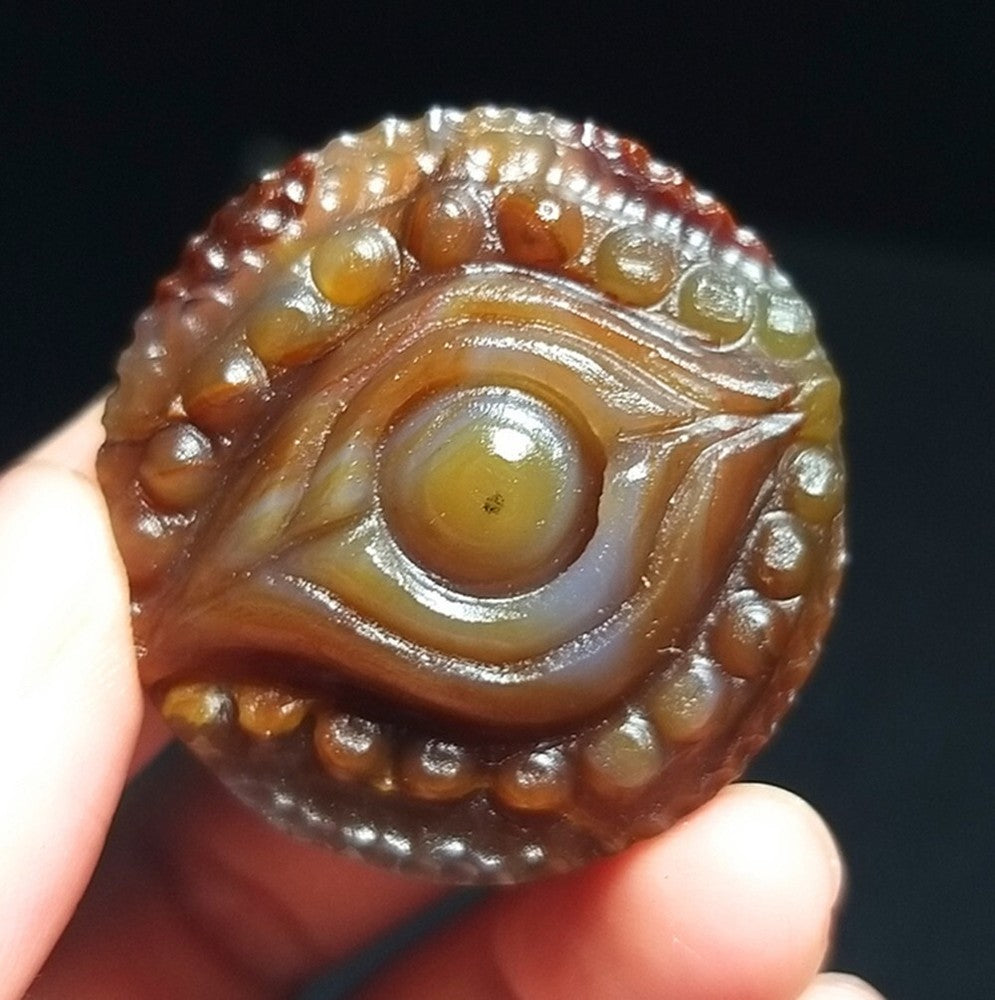Natural Beautiful Gobi Agate Eyes Agate Crystal Gift Stone Healing