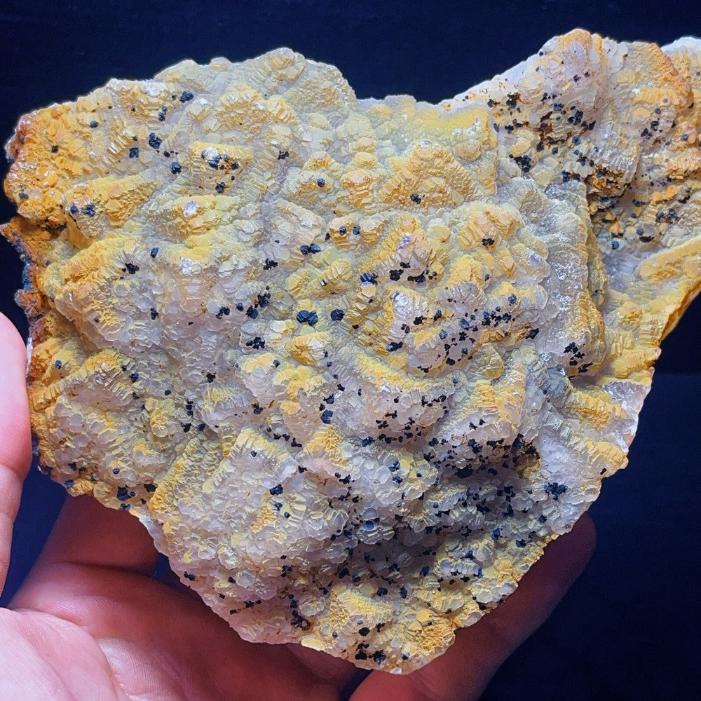 1574G Pierre de cristal minéral de calcite naturelle pour la guérison 