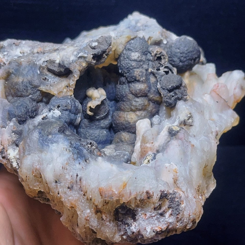 1283G Natural Gobi Agate Eyes Agate Crystal Stone Healing