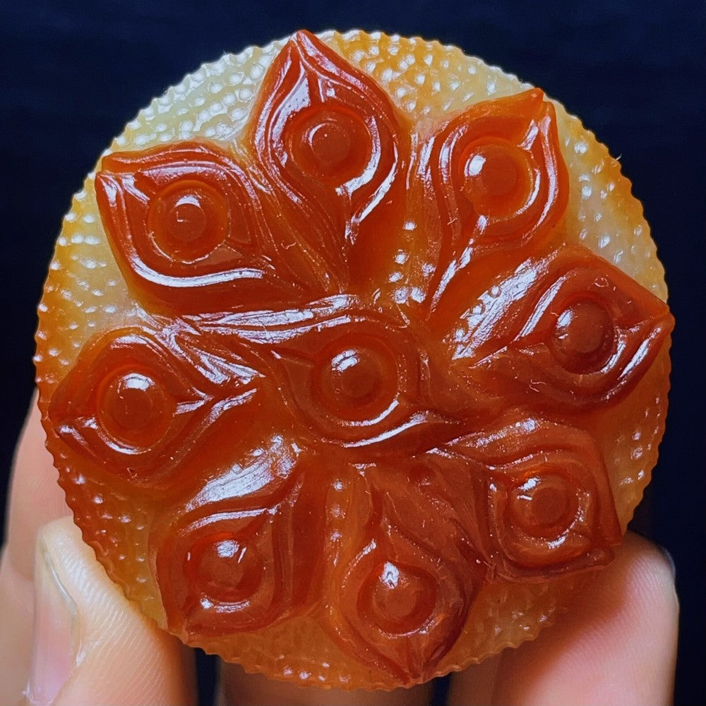 88G Natural Gobi Agate Eyes Agate Crystal Stone Madagascar