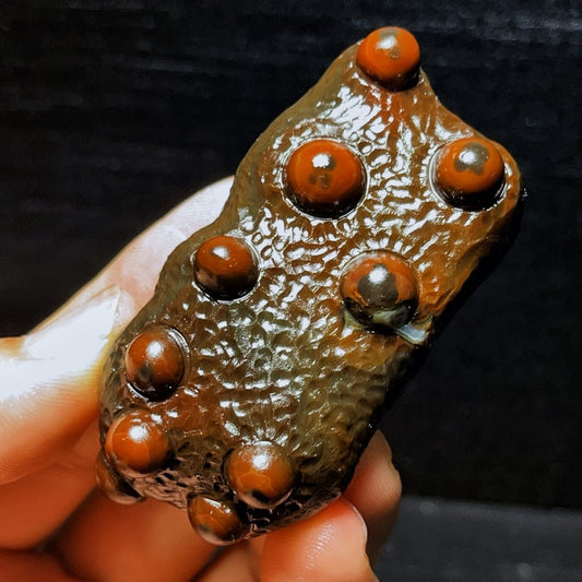 Natural Gobi Agate Eyes Agate Crystal Stone Healing