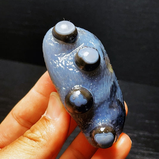 Natural Gobi Agate Eyes Agate Crystal Stone Madagascar