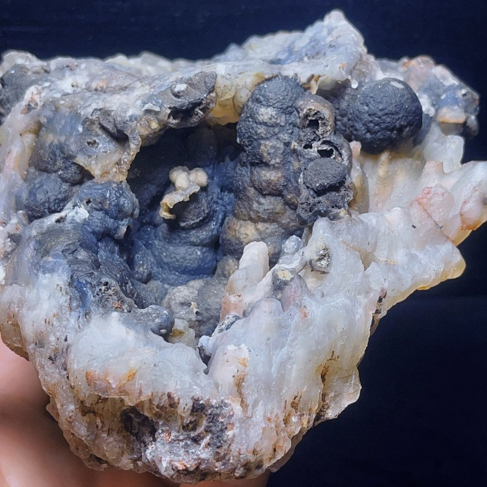 1283G Natural Gobi Agate Eyes Agate Crystal Stone Healing