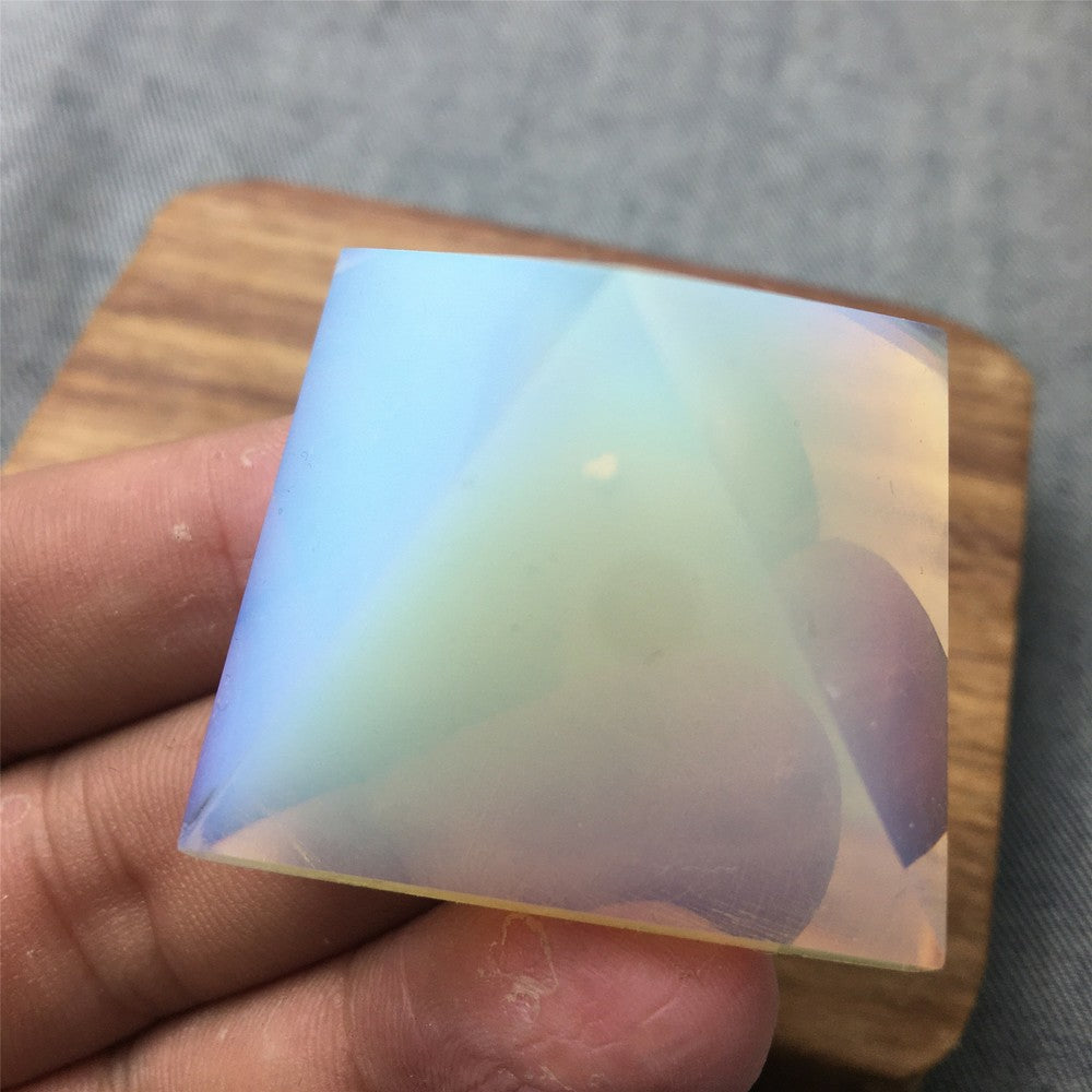 natural opal quartz pyramid crystal 40mm+ obelisk point healing 1pc