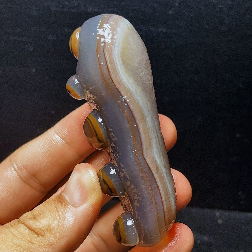 Natural Gobi Agate Eyes Agate Crystal Stone Madagascar