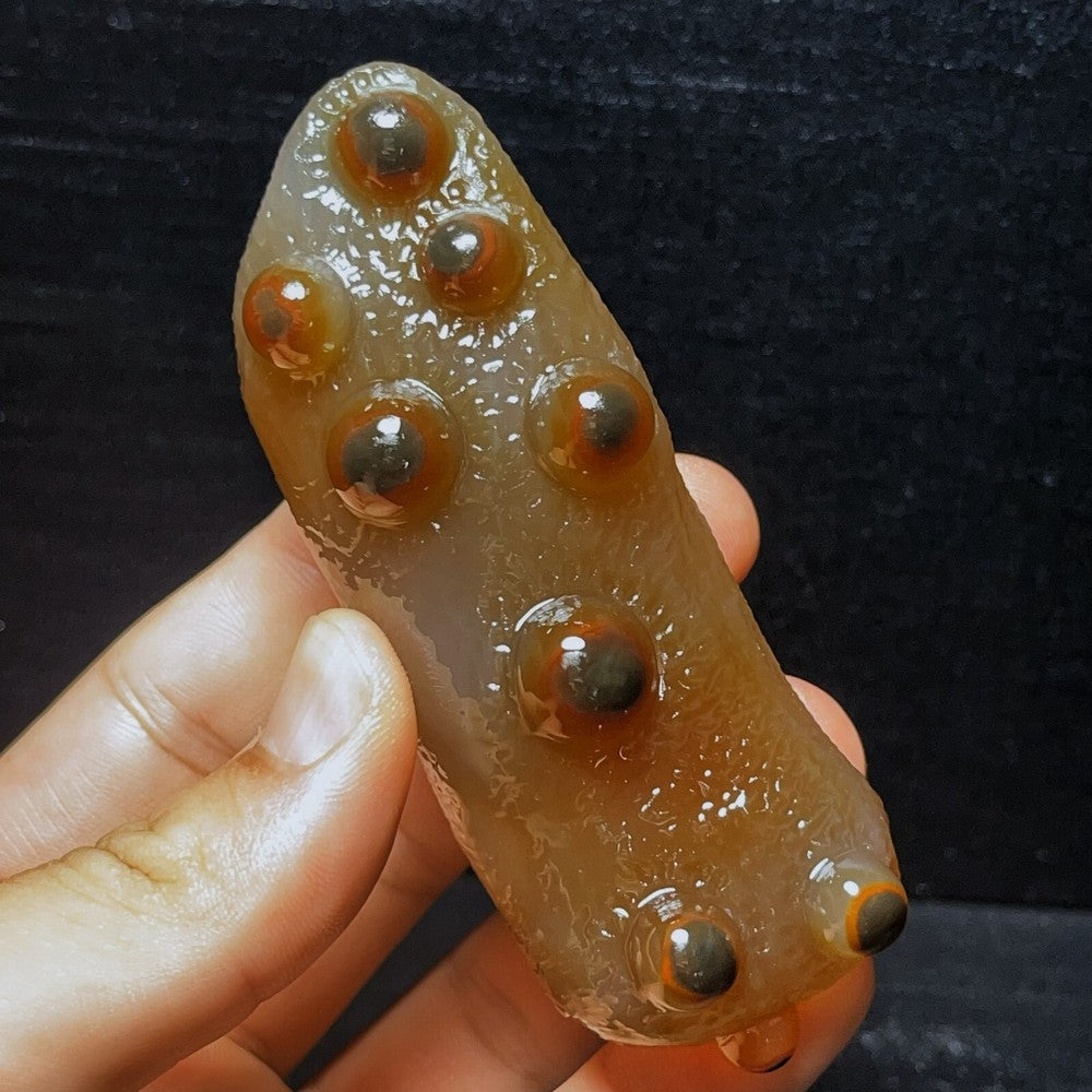 Natural Gobi Agate Eyes Agate Crystal Stone Madagascar