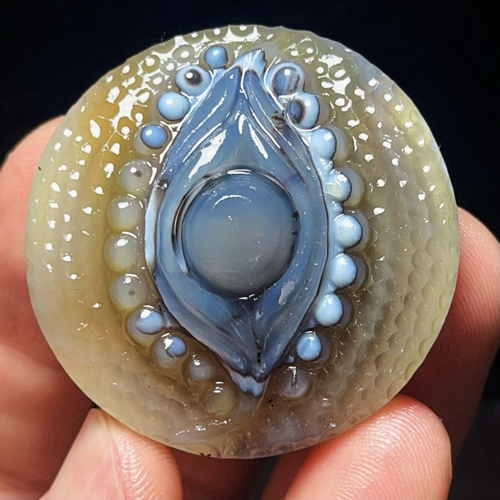 Natural Gobi Agate Eyes Agate Crystal Stone Madagascar