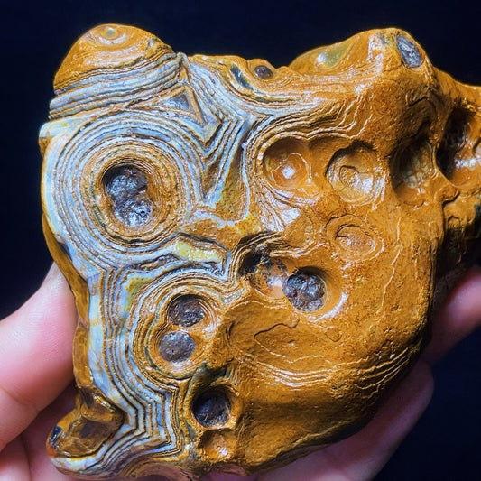 698G Natural China's Gobi Desert Gobi Agate Eyes Agate Crystal Healing