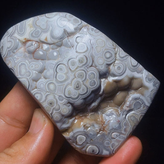 Natural Polished Mexican agate Crystal Healing
