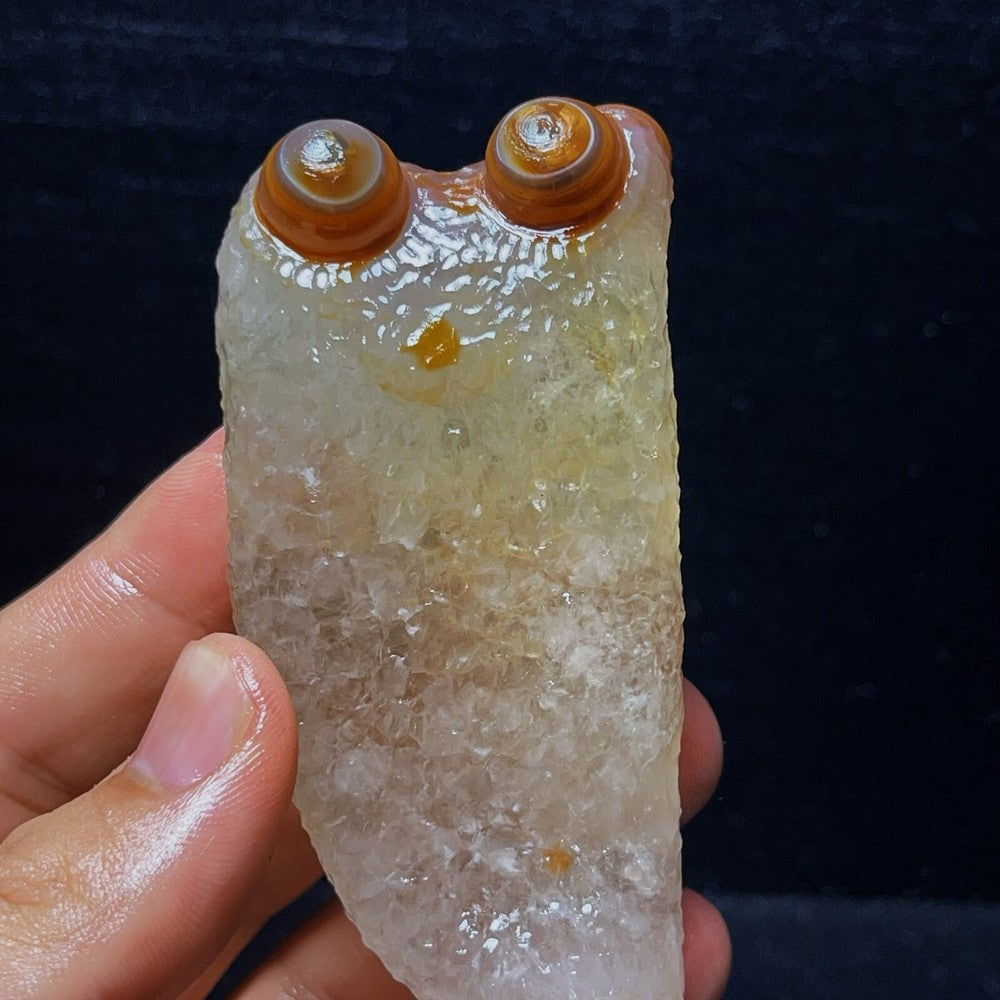 Natural Gobi Agate Eyes Agate Crystal Stone Healing