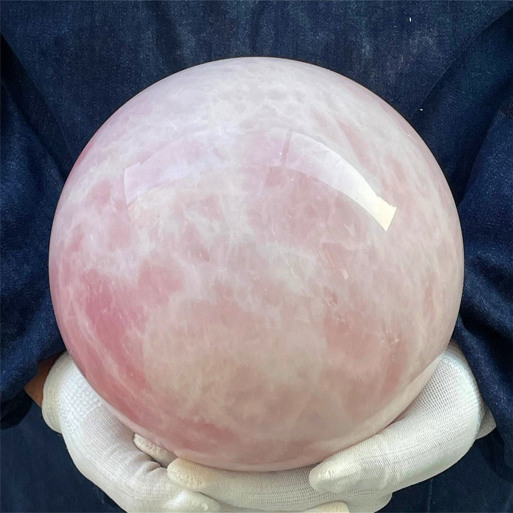 19.67LB Natural ROSE crystal Crystal Sphere Quartz Healing CARE