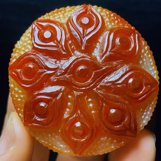 88G Natural Gobi Agate Eyes Agate Crystal Stone Madagascar
