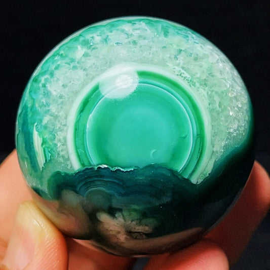 216G Natural Gobi Agate Eyes Agate Crystal Stone Healing Madagascar