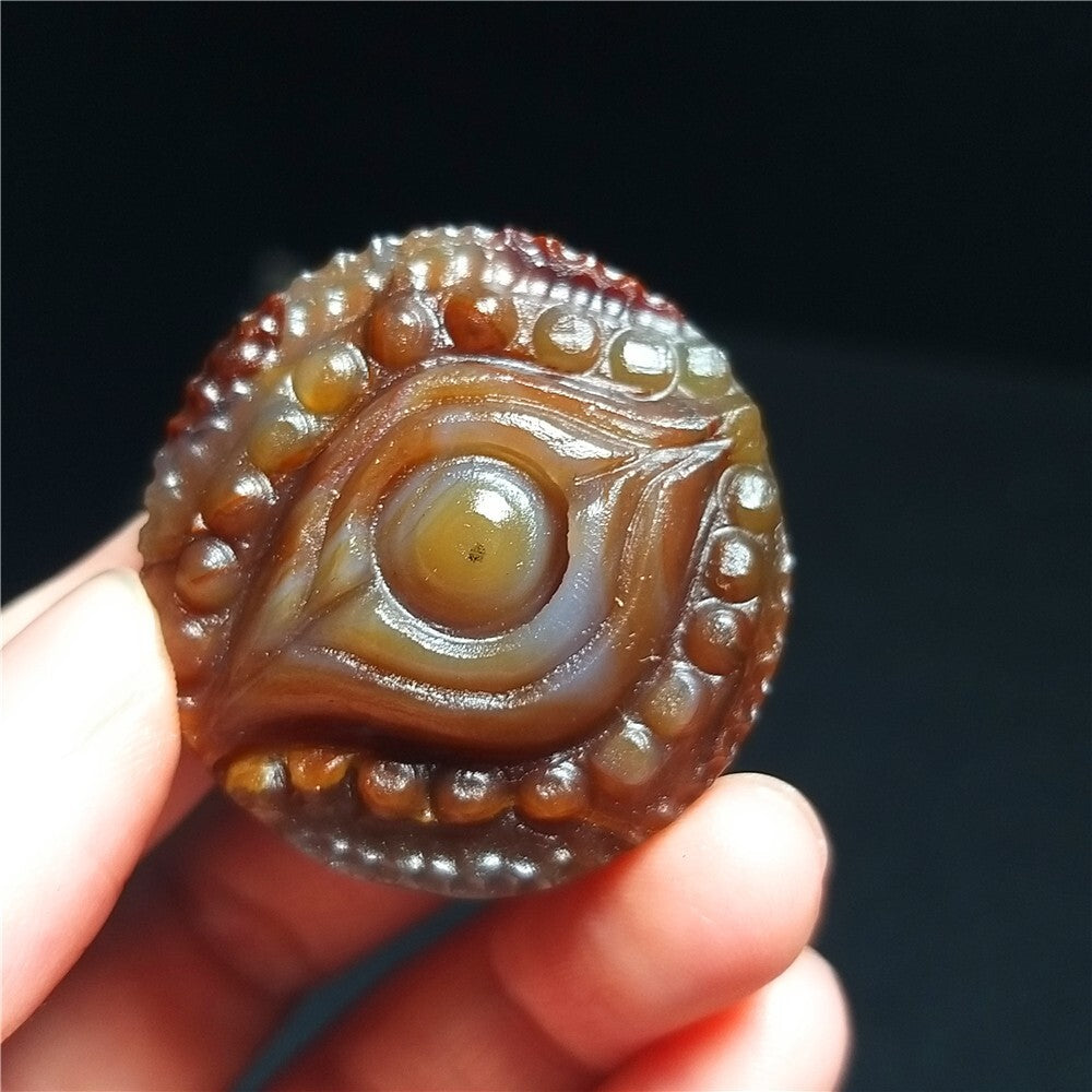 Natural Beautiful Gobi Agate Eyes Agate Crystal Gift Stone Healing