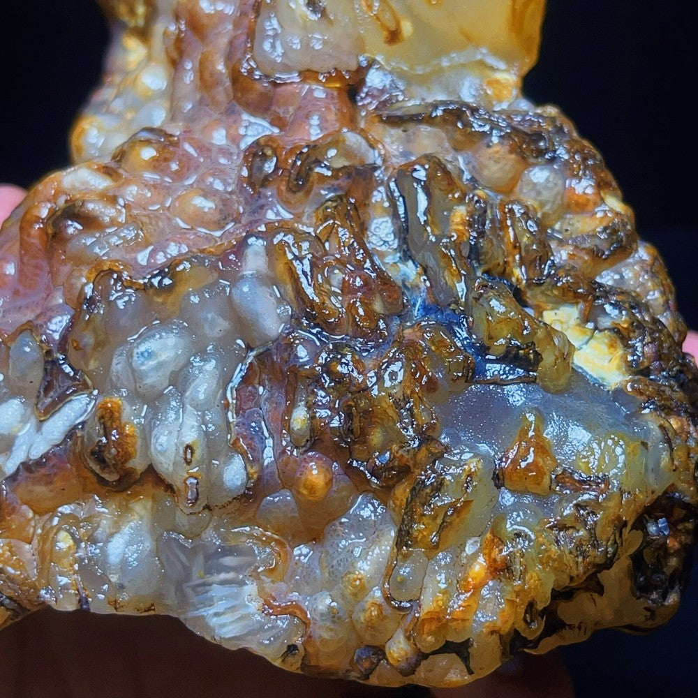 992G Natural China's Gobi Desert Gobi Agate Eyes Agate Crystal Healing