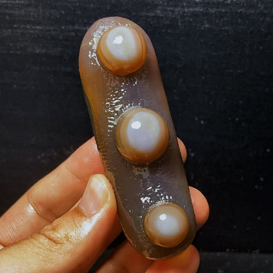 Natural Gobi Agate Eyes Agate Crystal Stone