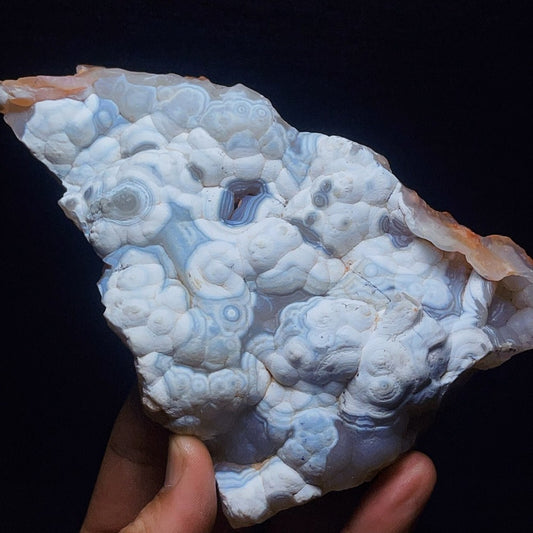 766G Natural China's Gobi Desert Gobi Agate Eyes Agate Crystal Healing