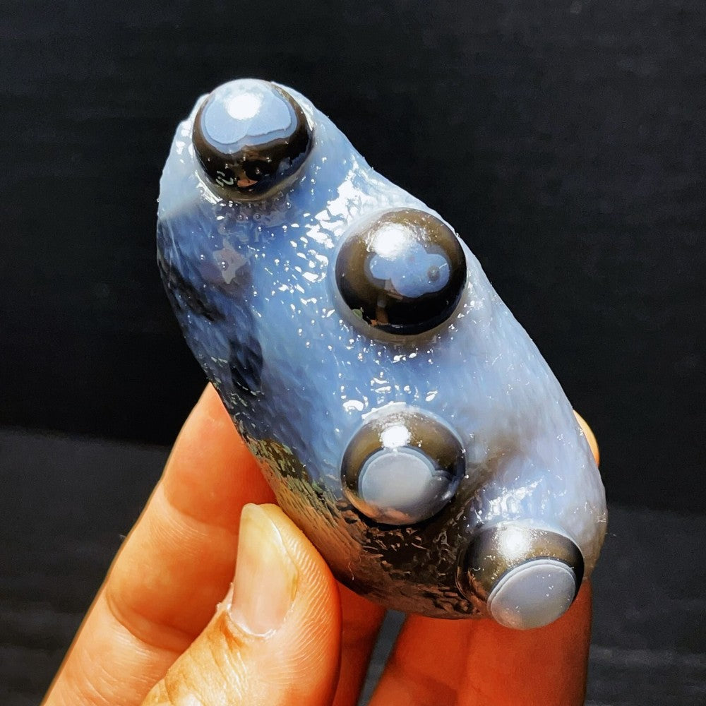 Natural Gobi Agate Eyes Agate Crystal Stone Madagascar