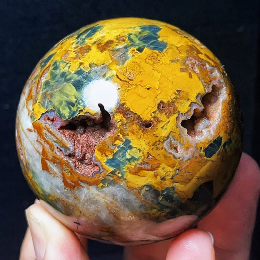 454G Natural Namibia Pietersite Gemstone Sphere/Ball Healing