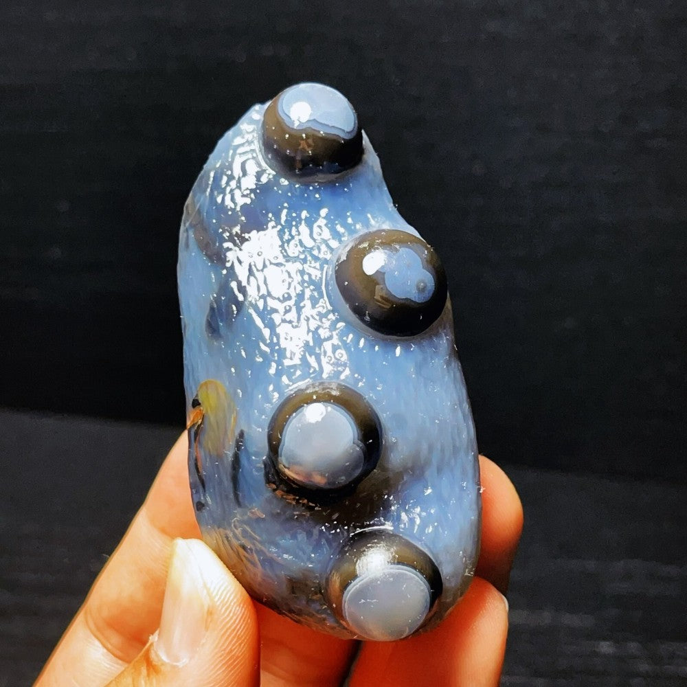 Natural Gobi Agate Eyes Agate Crystal Stone Madagascar