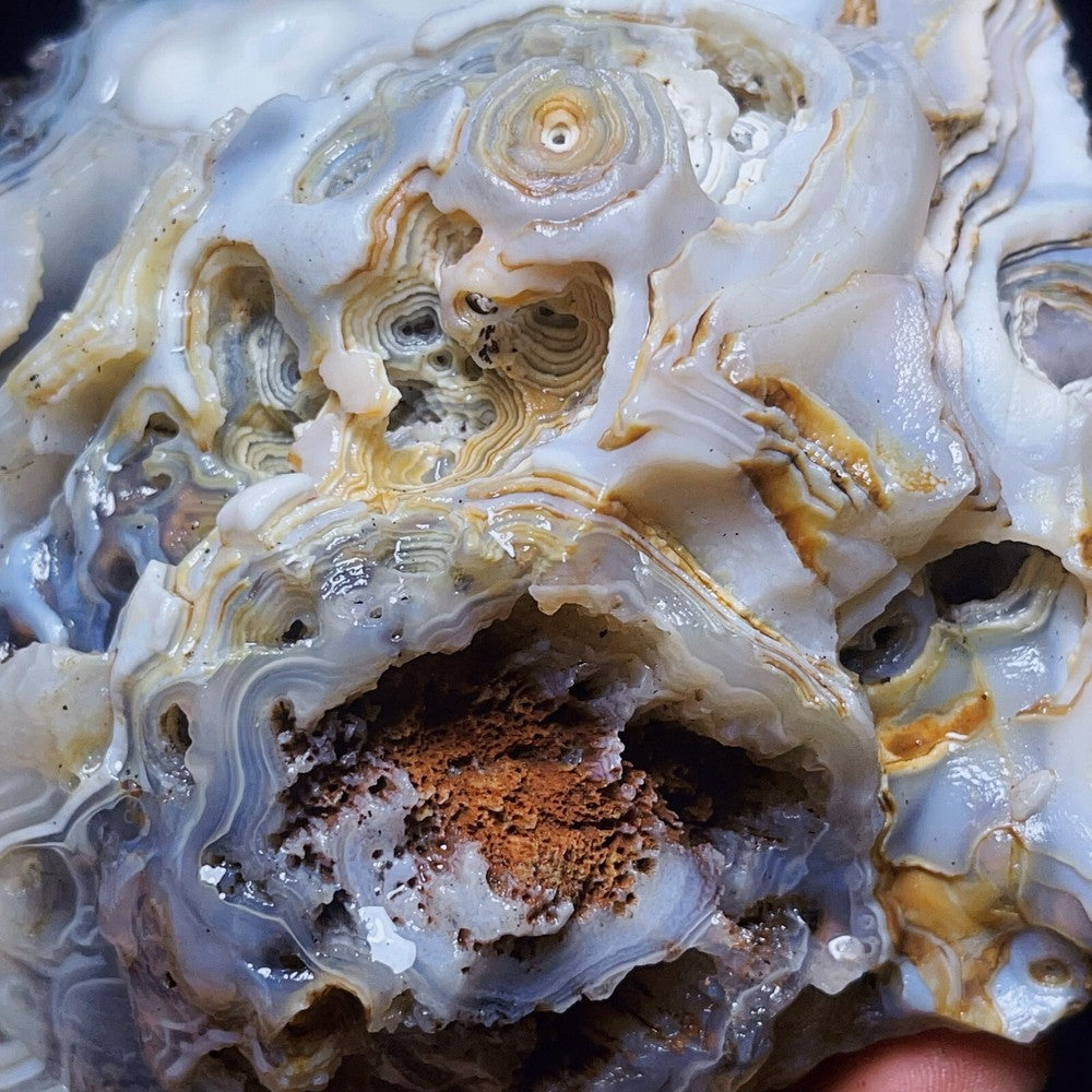 1483G Natural Gobi Agate Eyes Agate Crystal Stone Healing