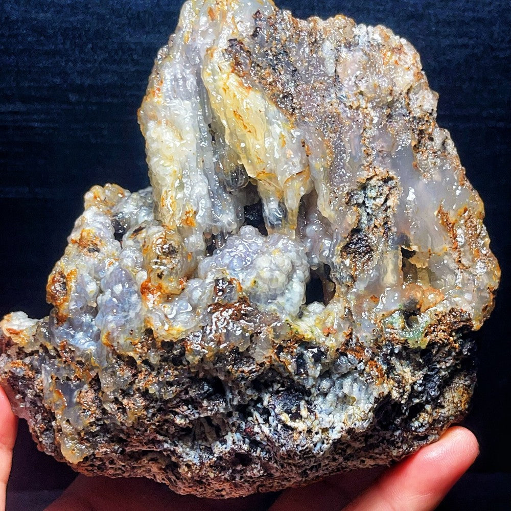 1679G Natural China's Gobi Desert Gobi Agate Eyes Agate Crystal Healing