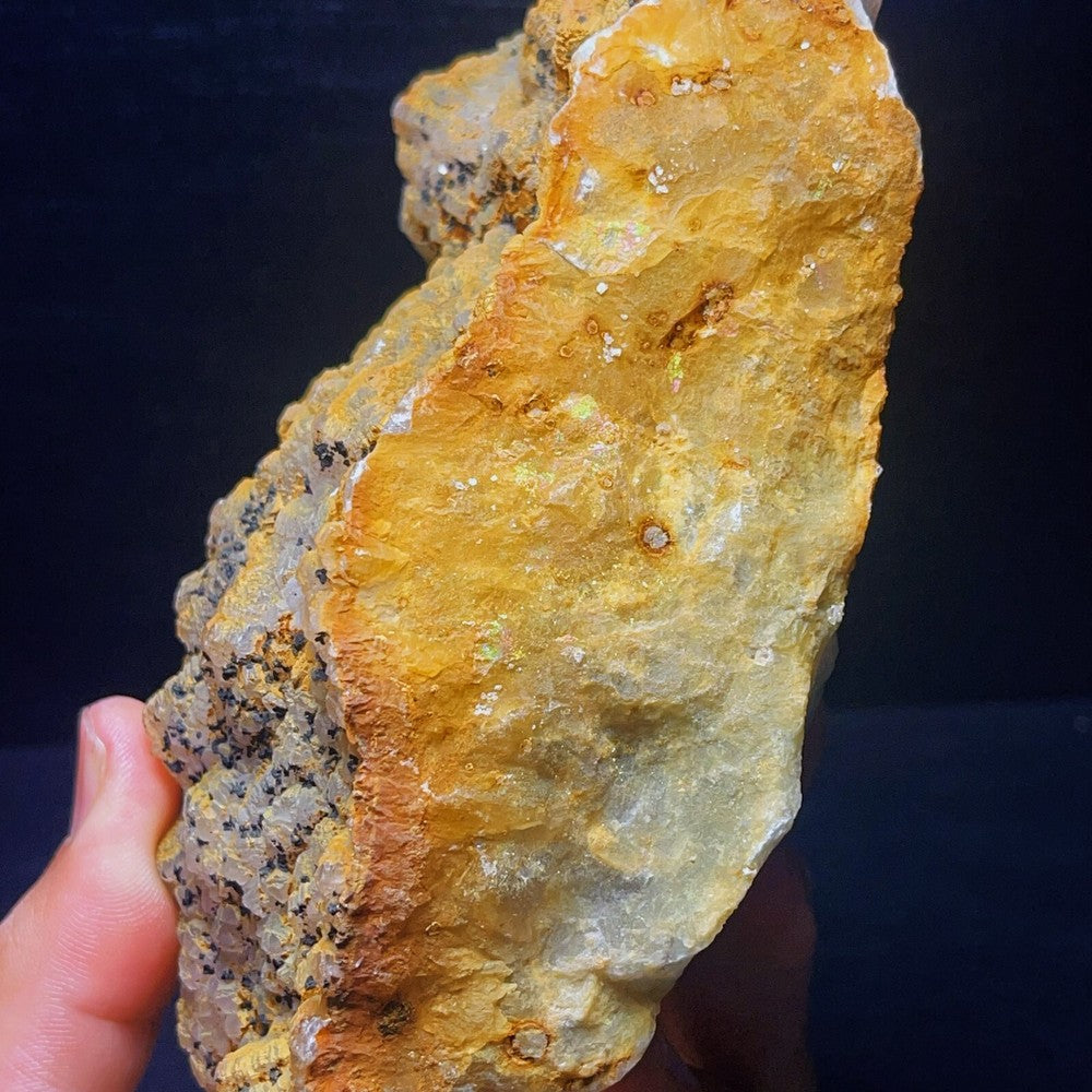 1574G Pierre de cristal minéral de calcite naturelle pour la guérison 