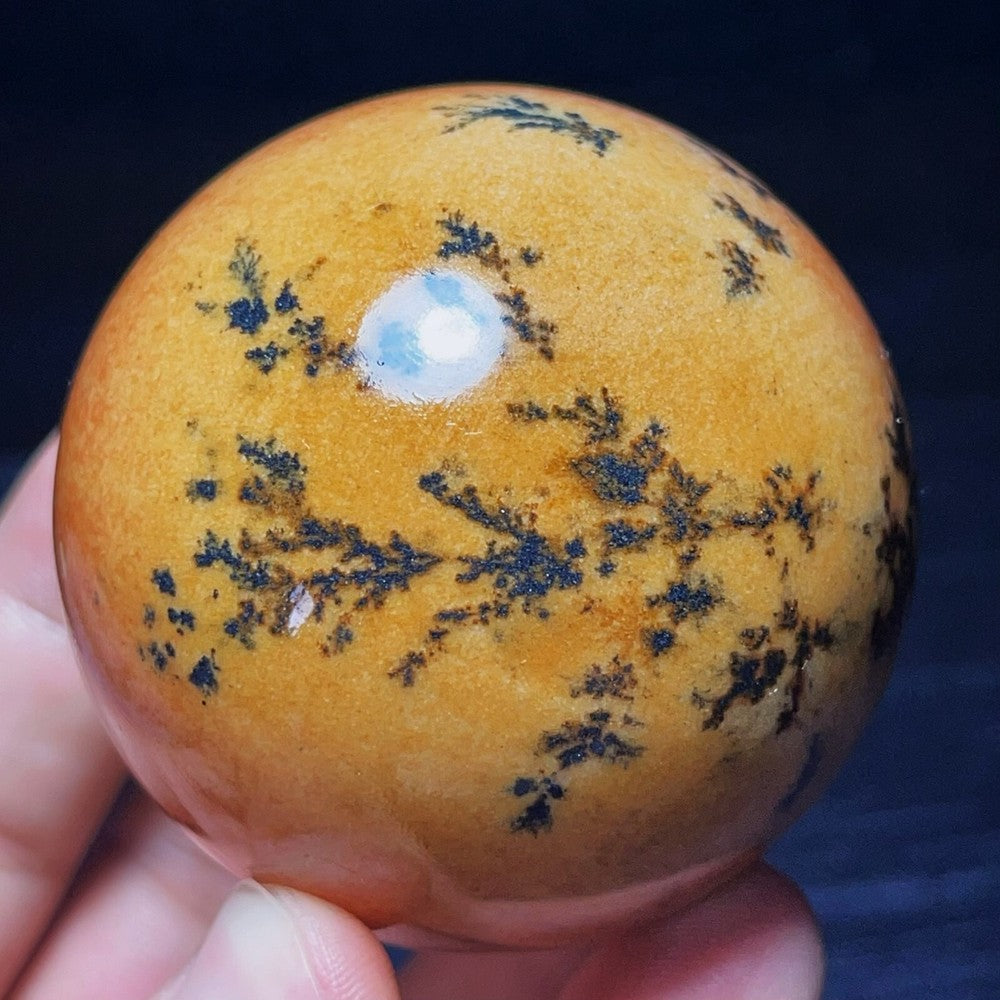 Natural Polished Ocean Jasper Sphere Ball Crystal Stone Healing