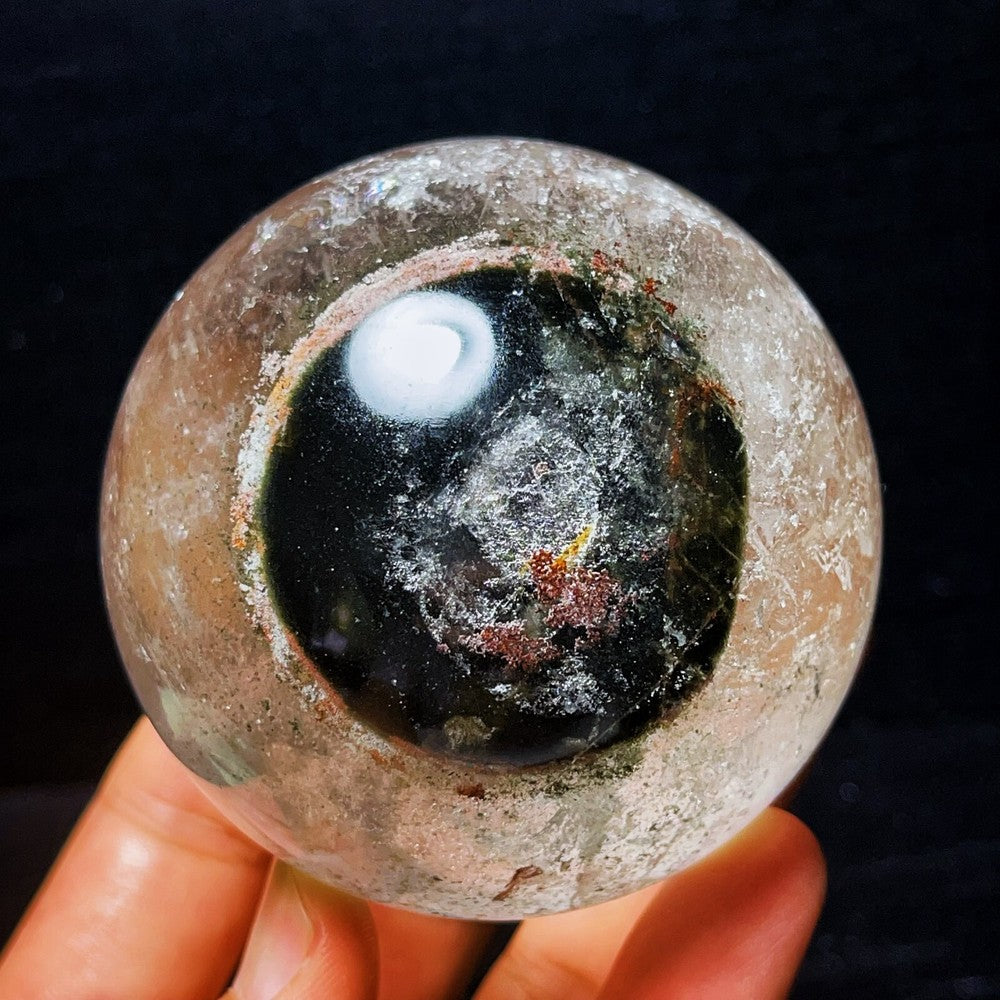 586G Natural Phantom Quartz Garden Quartz Eyes Crystal Stone Healing