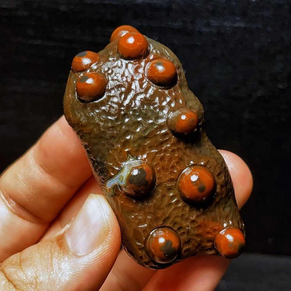 Natural Gobi Agate Eyes Agate Crystal Stone Healing