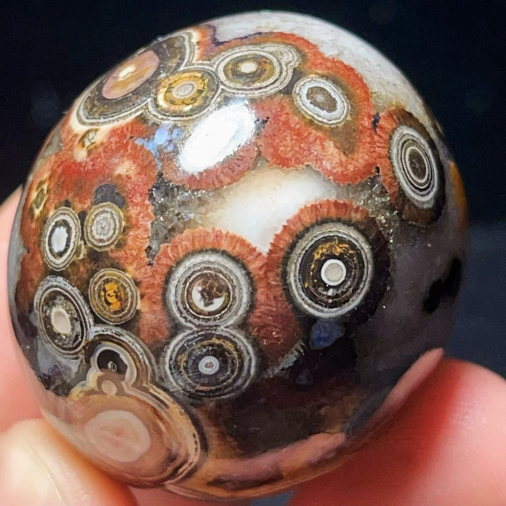 Natural Gobi Agate Eyes Agate Crystal Stone Madagascar