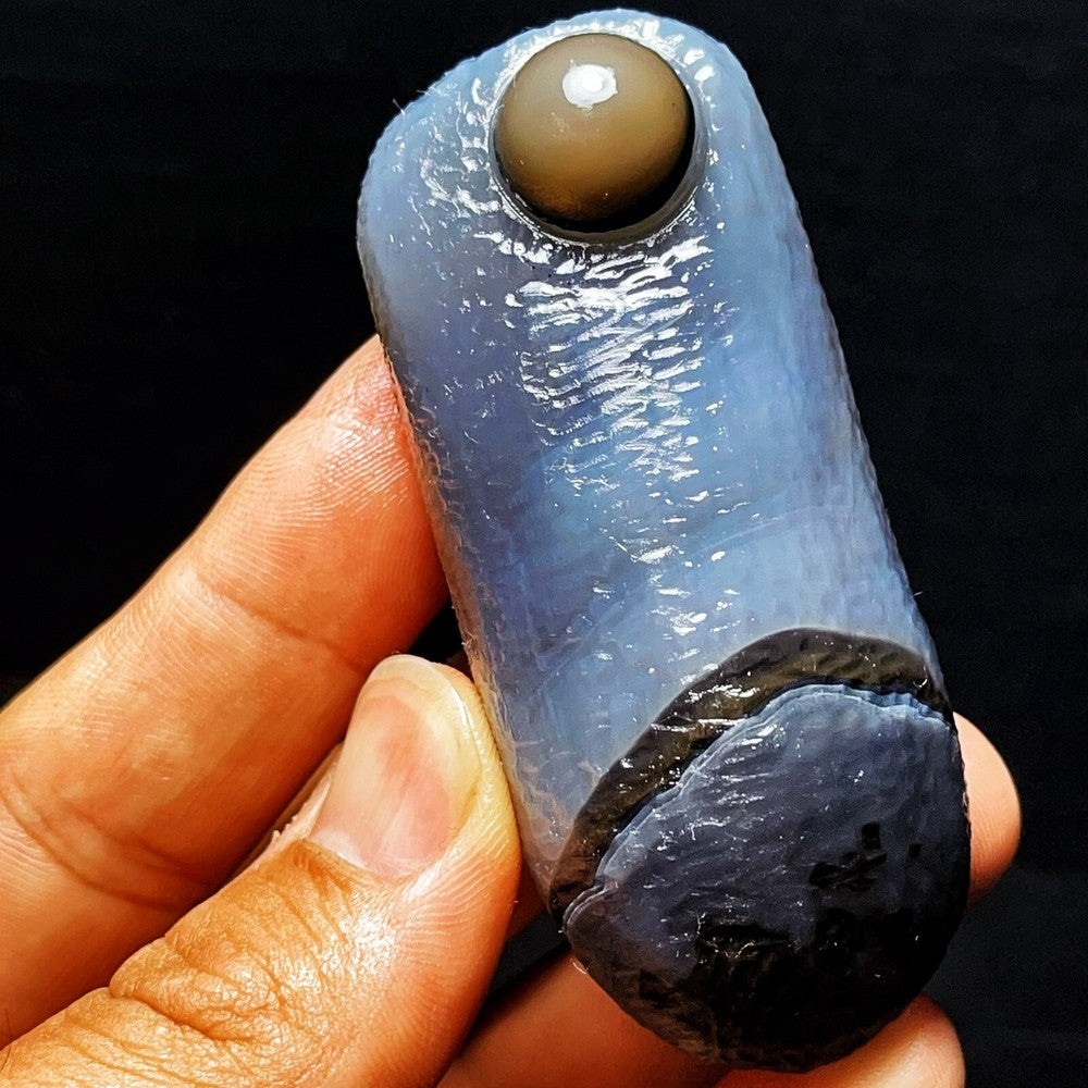 111G Natural Gobi Agate Eyes Agate Crystal Stone Madagascar