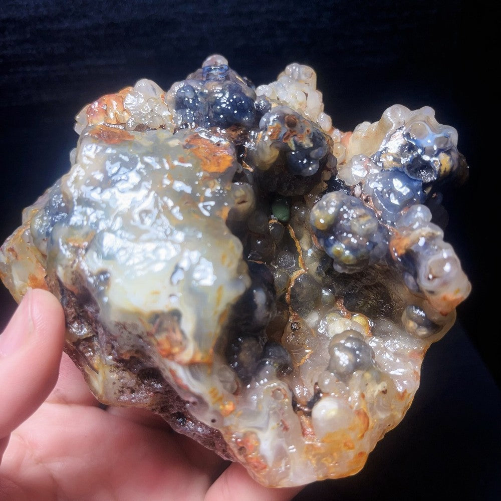 673G Natural China's Gobi Desert Gobi Agate Eyes Agate Crystal Healing