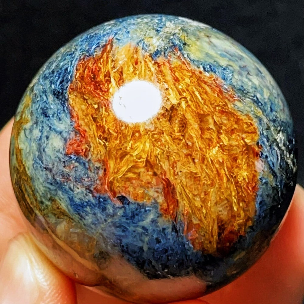 120G Natural Namibia Pietersite Gemstone Sphere/Ball Healing