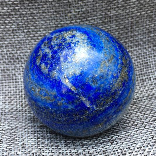 Natural Lapis lazuli Sphere quartz crystal ball rock Healing 45mm+ 1pc