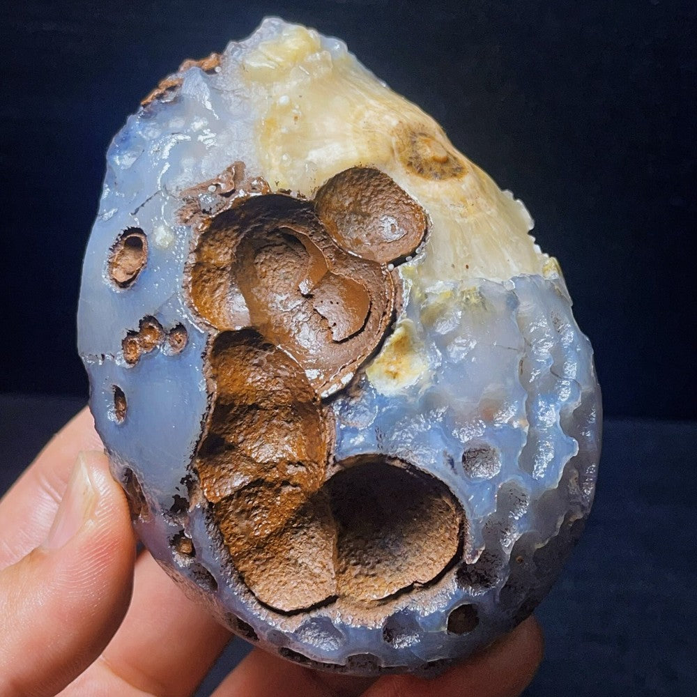 531G Natural China's Gobi Desert Gobi Agate Eyes Agate Crystal Healing