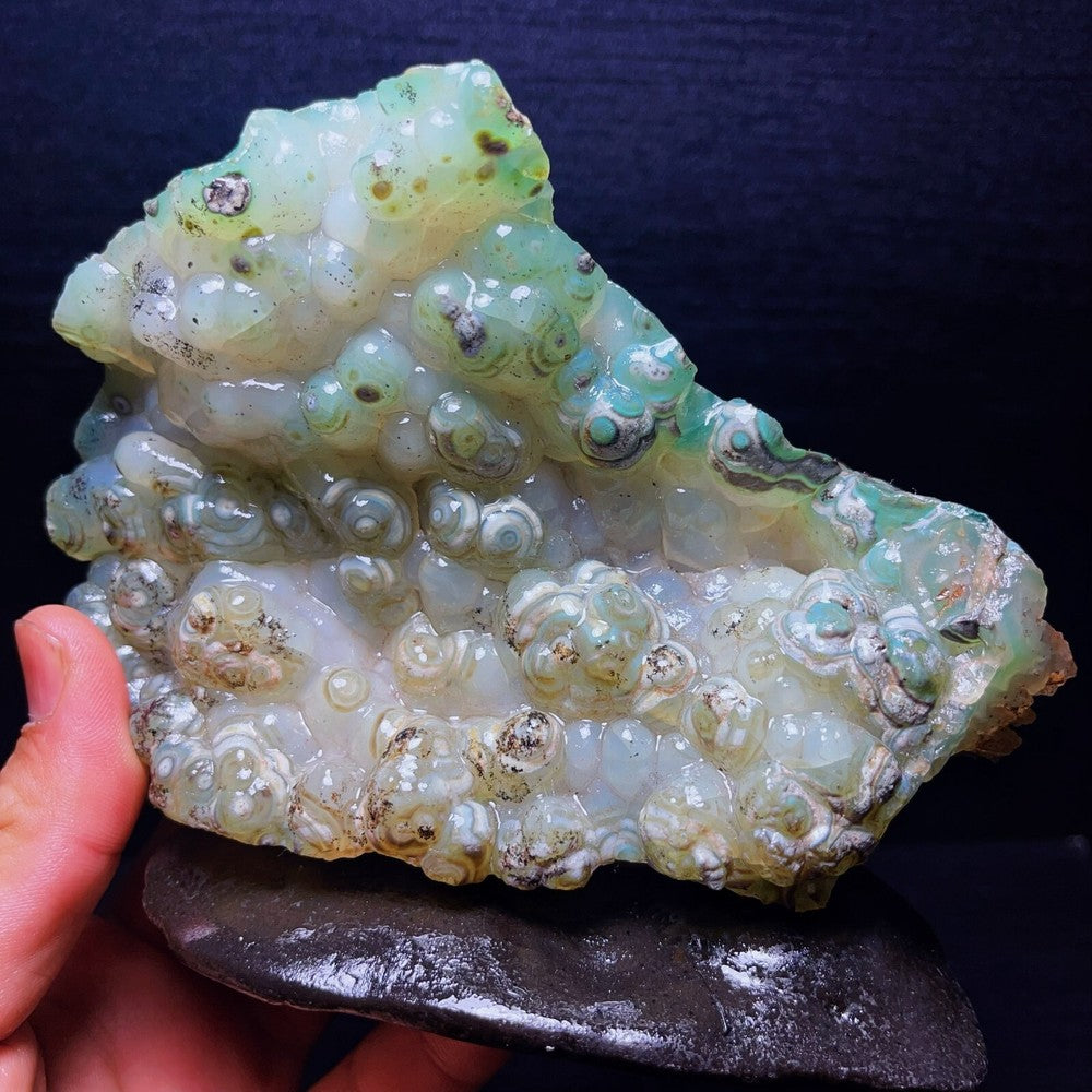 656G Natural China's Gobi Desert Agate Eyes Crystal Healing