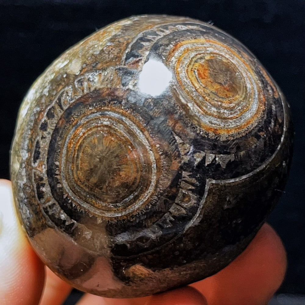 Agate Gobi naturelle 303 g, pierre de cristal d'agate pour les yeux, guérison 