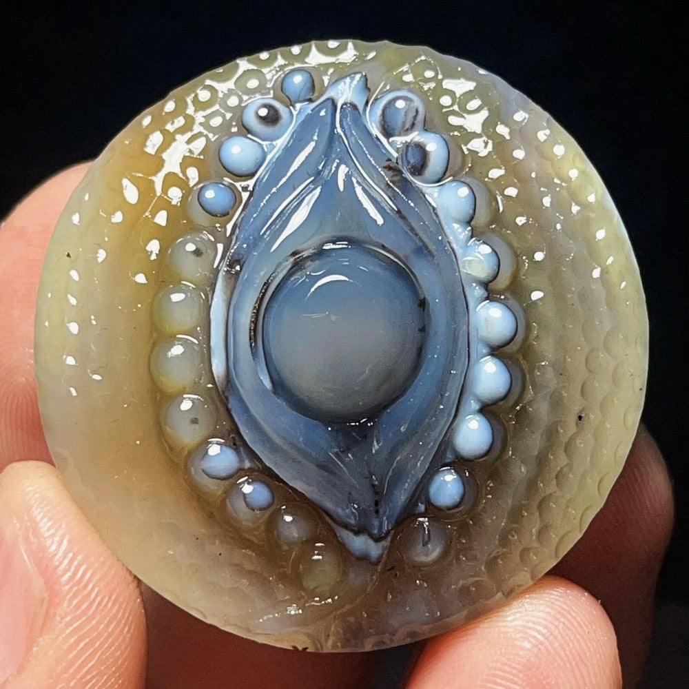 Natural Gobi Agate Eyes Agate Crystal Stone Madagascar