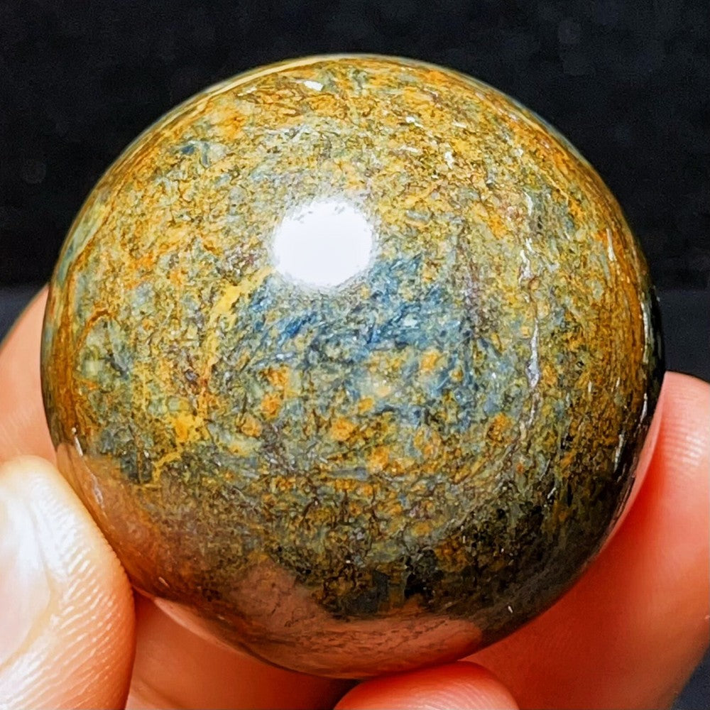 120G Natural Namibia Pietersite Gemstone Sphere/Ball Healing