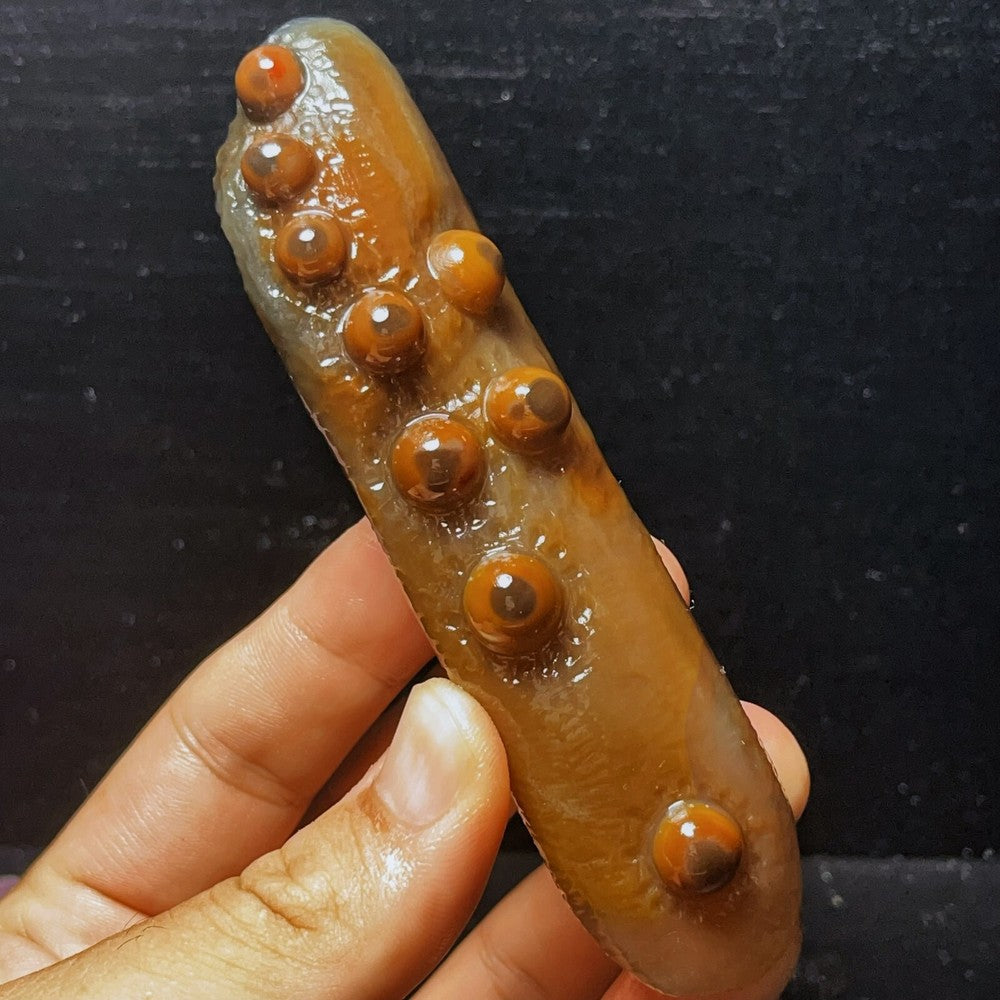 133G Natural Gobi Agate Eyes Agate Crystal Stone Madagascar