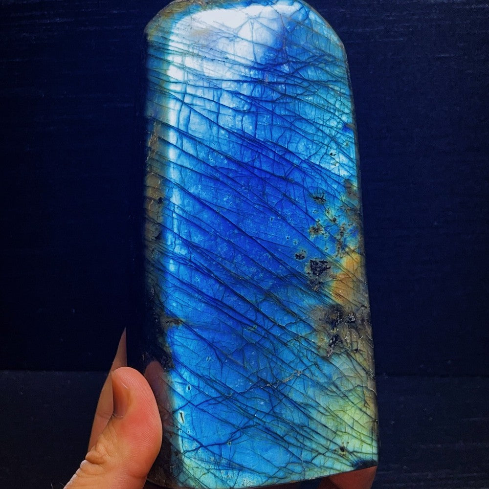 1639G Natural Polished labradorite Crystal Healing