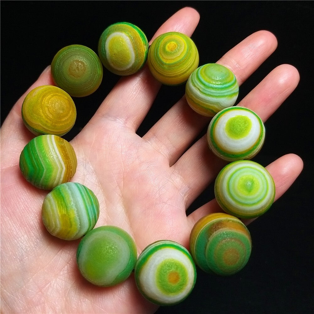 Colorful Gobi Agate Eye Agate Beads Bracelet Crystal Gift Collection Healing