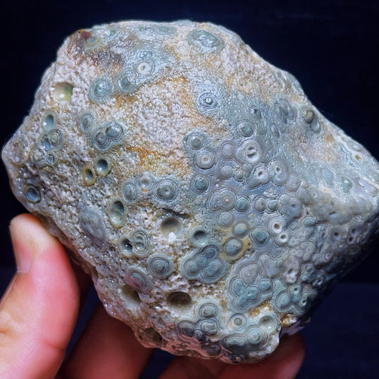 582G Natural Gobi Agate Eyes Agate Crystal Stone Healing
