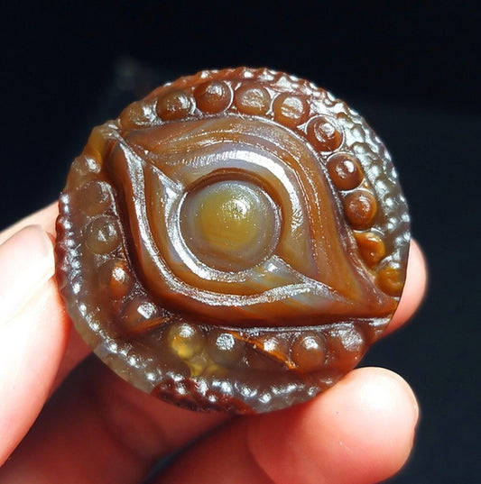Natural Beautiful Gobi Agate Eyes Agate Crystal Gift Stone Healing