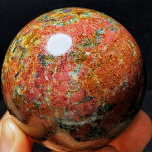 436G Natural Polished Agate Sphere Agate Crystal Ball Healing