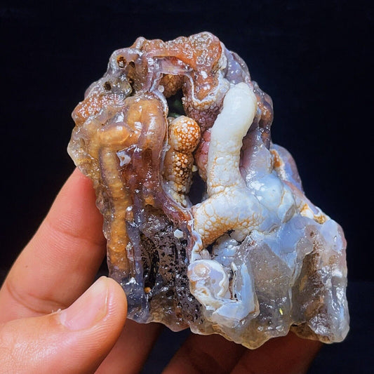 218G Natural China's Gobi Desert Gobi Agate Eyes Agate Crystal Healing