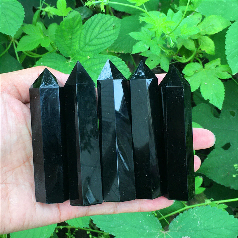 Wholesale~Natural Quartz Obelisk Crystal Tower Point Wand Reiki Healing Gift