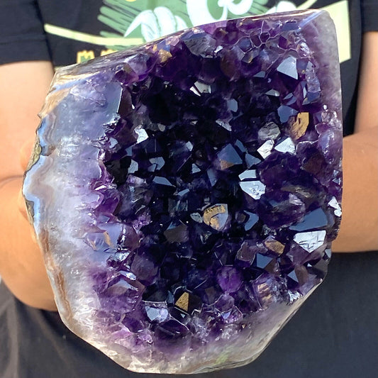 4.29LB Natural amethyst cave quartz crystal cluster mineral specimen healing